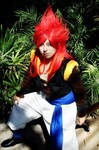 Super Saiyan 4 Gogeta cosplay by NaomiMoonZ