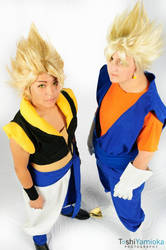 Gogeta and Vegito Cosplays by NaomiMoonZ
