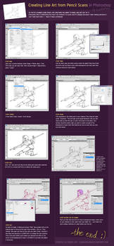 PS Scan to Line Art Tutorial