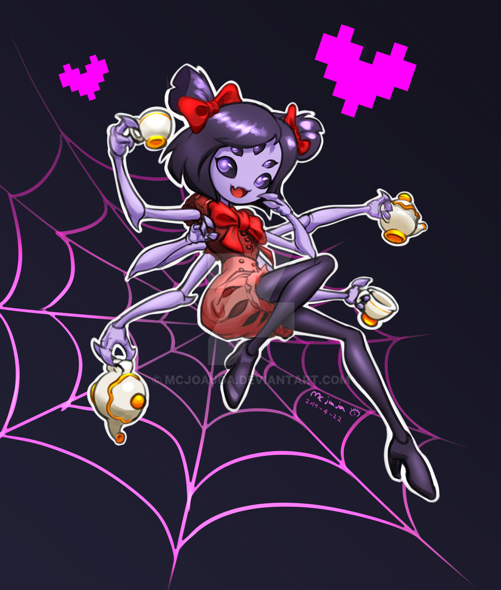 Muffet Raffle Undertale : Muffet by mcjoajoa on DeviantArt