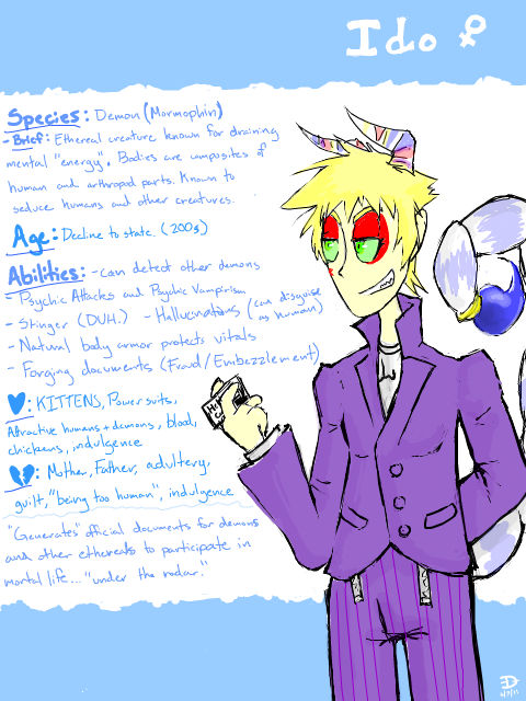 Ido Profiles Ido Profile by Sizab on DeviantArt