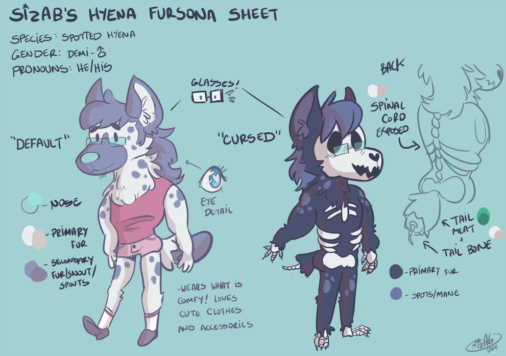 Siz the Hyena Ref Sheet