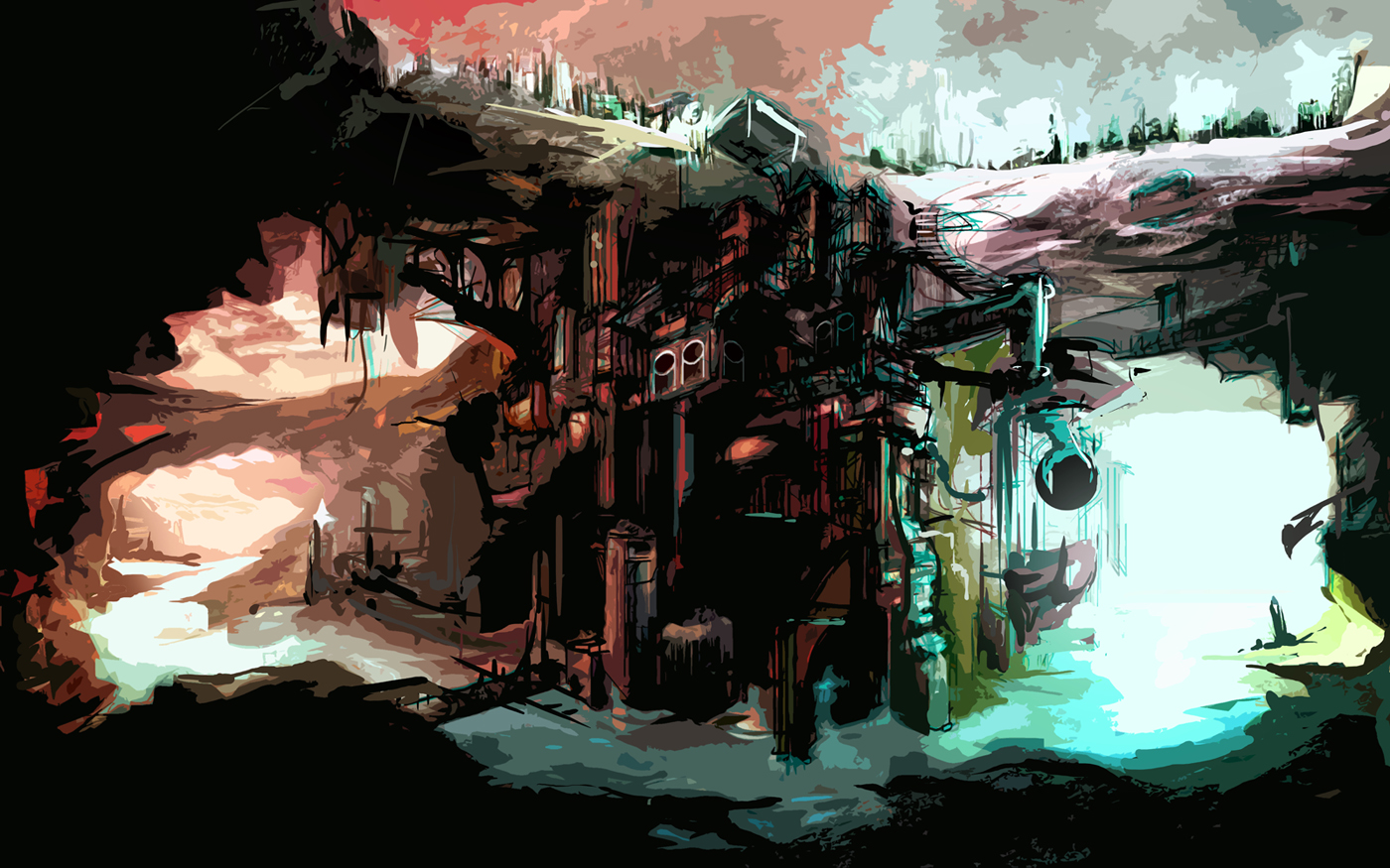 Old Environment Painting