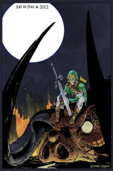 Art to play - link vs ganon - Zelda