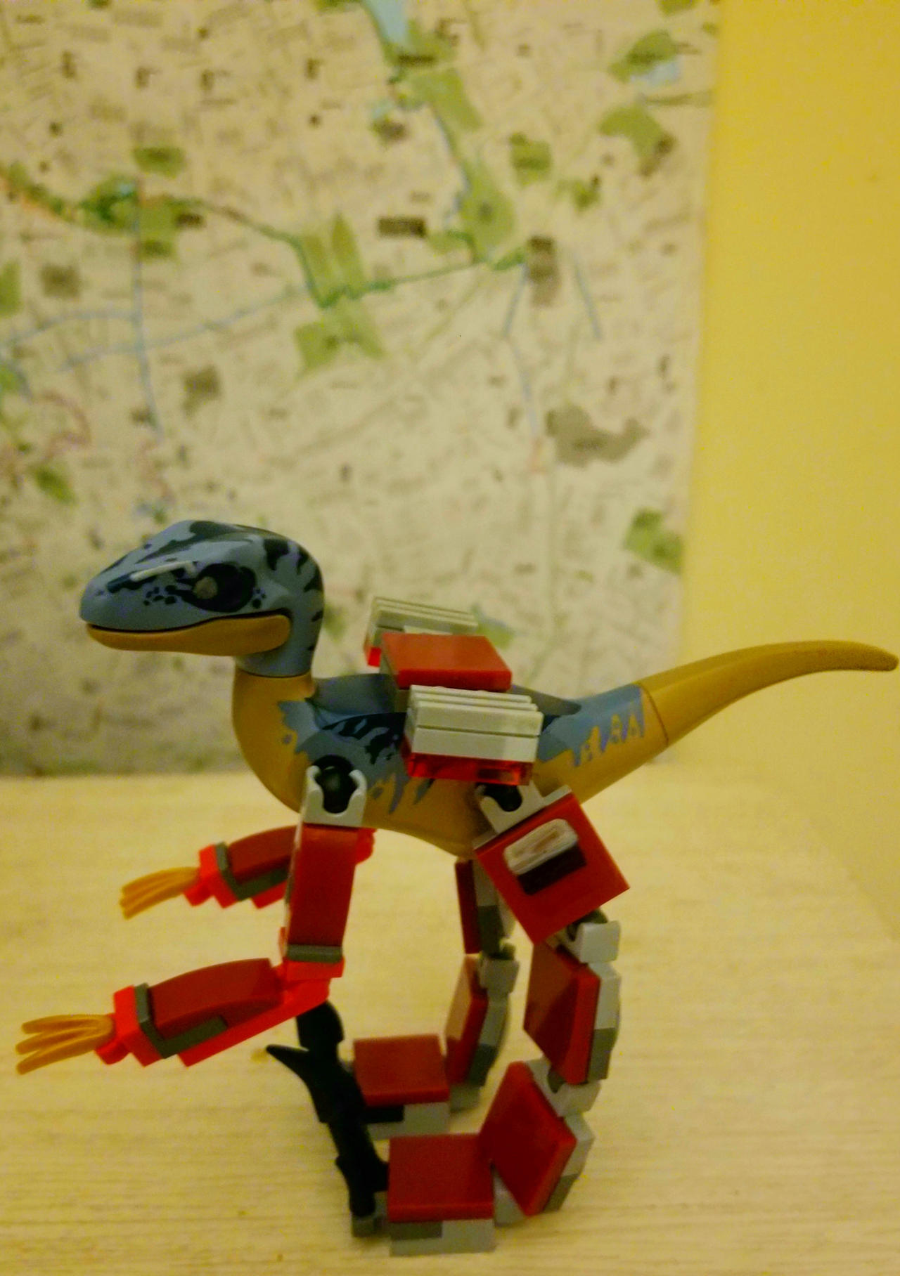 My OC RoboRaptor by KingClayfaceKong on DeviantArt