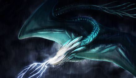 Storm Dragon by OrmIrian