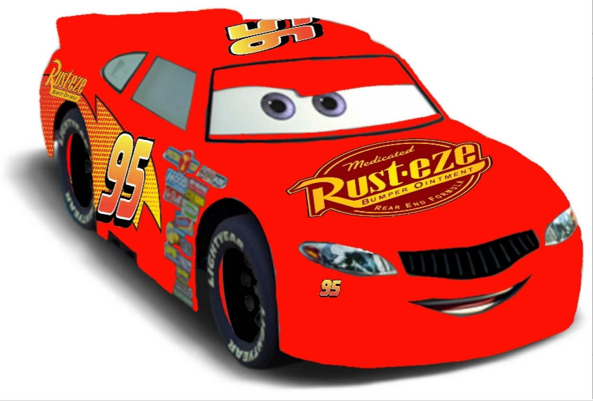 Steno McQueen Cars 1 (Rust-Eze Artwork) by dannyfan35 on DeviantArt