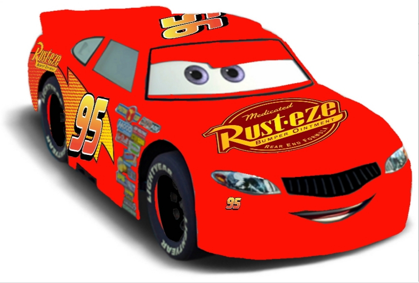 Steno McQueen Cars 1 (Rust-Eze Artwork) by dannyfan35 on DeviantArt