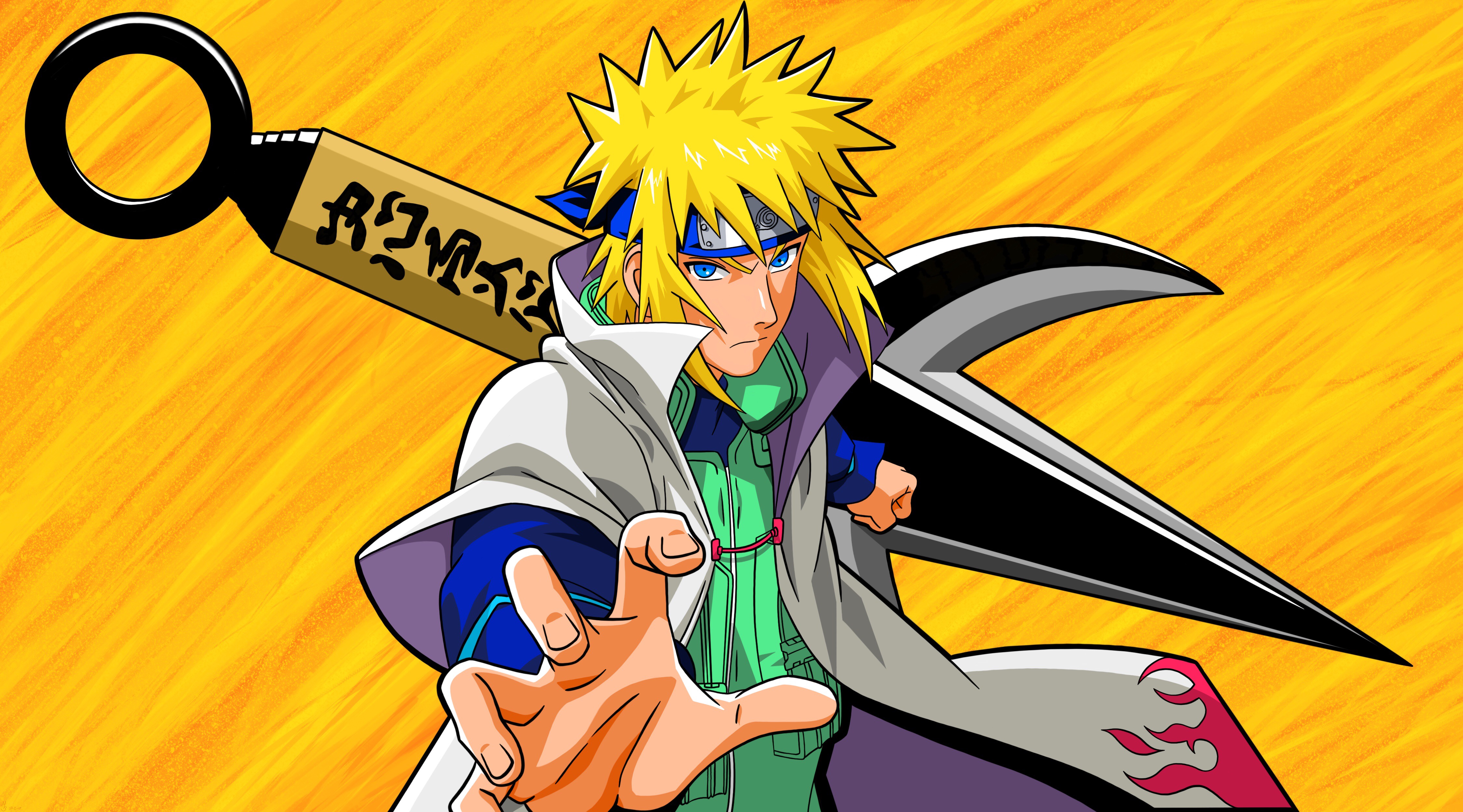 Kunai/Minato - Desenho de minato_namikaze456 - Gartic