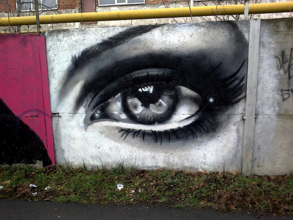 Graffiti Eyes by OnLazarev on DeviantArt