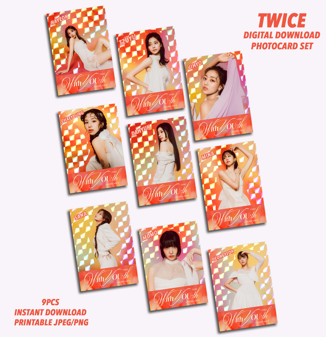 Twice Printable Photocards Set By STirgil52 On DeviantArt