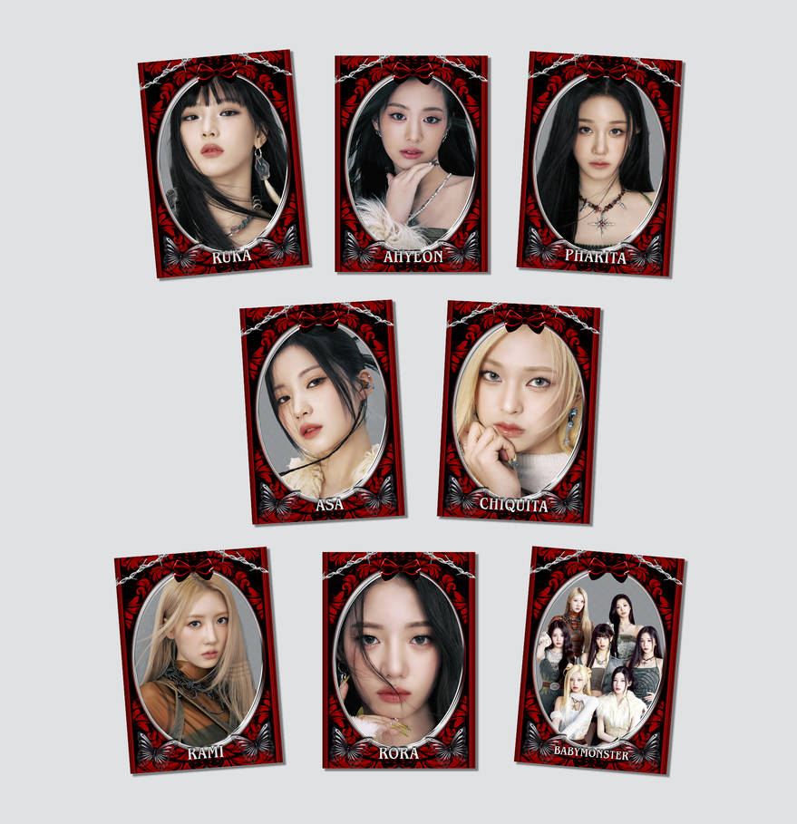 Babymonster Photocard Print Set A4 by STirgil52 on DeviantArt