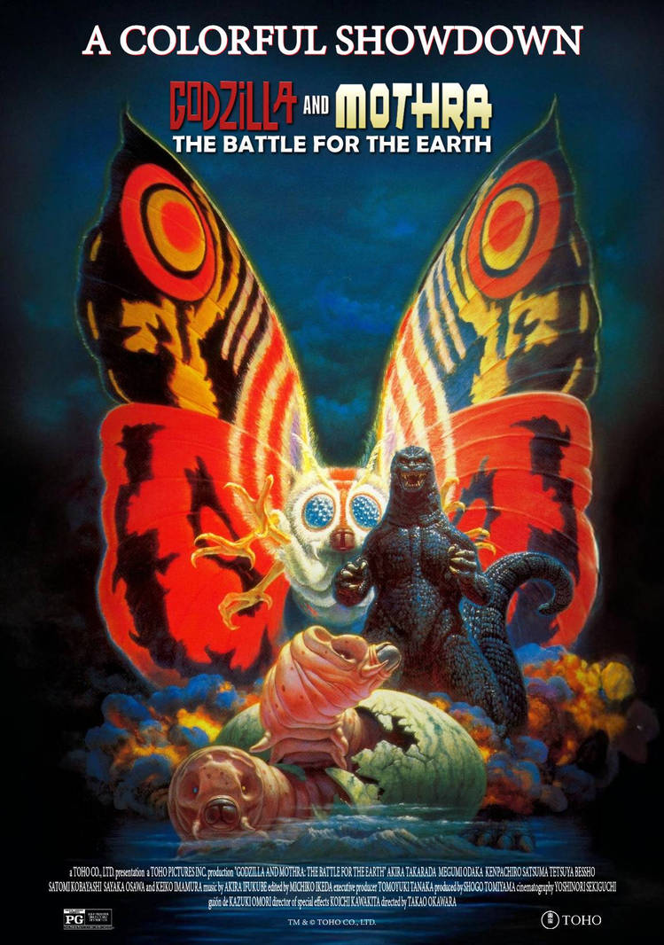 Godzilla vs Mothra (1992) English Poster. by HenrrikBatiGoji19 on ...