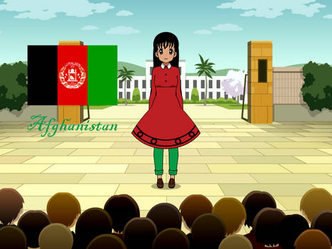 Kisakae Girls from Around The World - Afghanistan