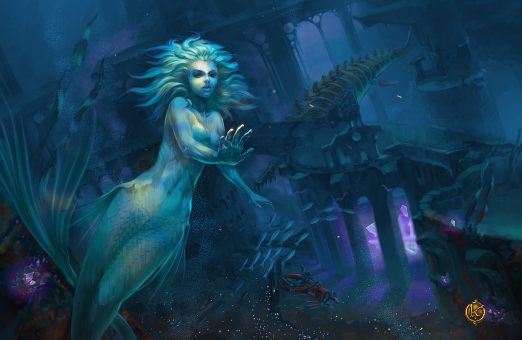 Mermaid by JuliaZolotareva