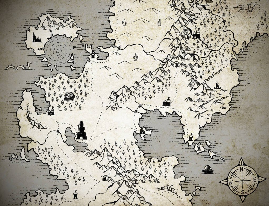 Fantasy Map by SoSilk on DeviantArt