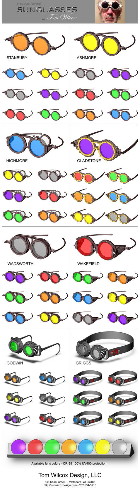 Poster: 56 Steampunk Inspired Fashion Sunglasses
