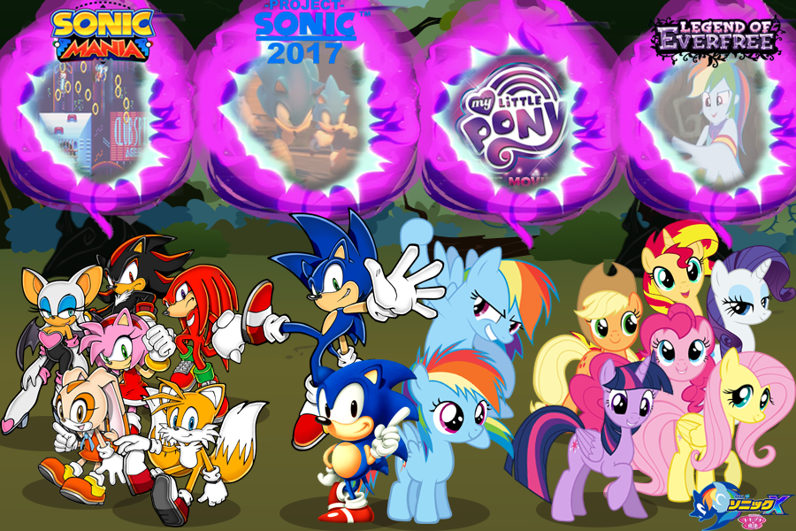 Sonic My Little Pony : Sonic the hedgehog & Rainbow Dash - My Little ...