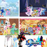 Sonic and My Little Pony : Mane 6 have parents