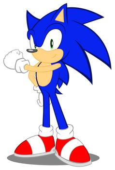 My first design : Sonic the Hedgehog in MLP style