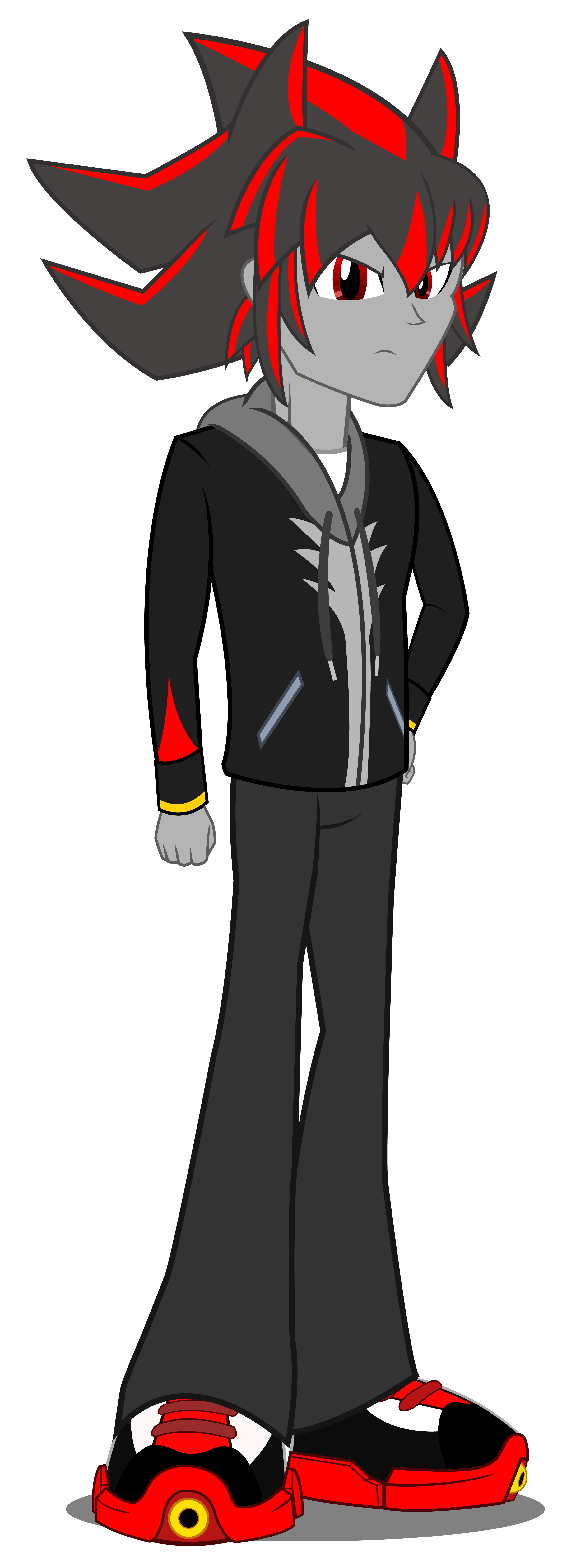 New Shadow the Hedgehog in EG style by trungtranhaitrung on DeviantArt