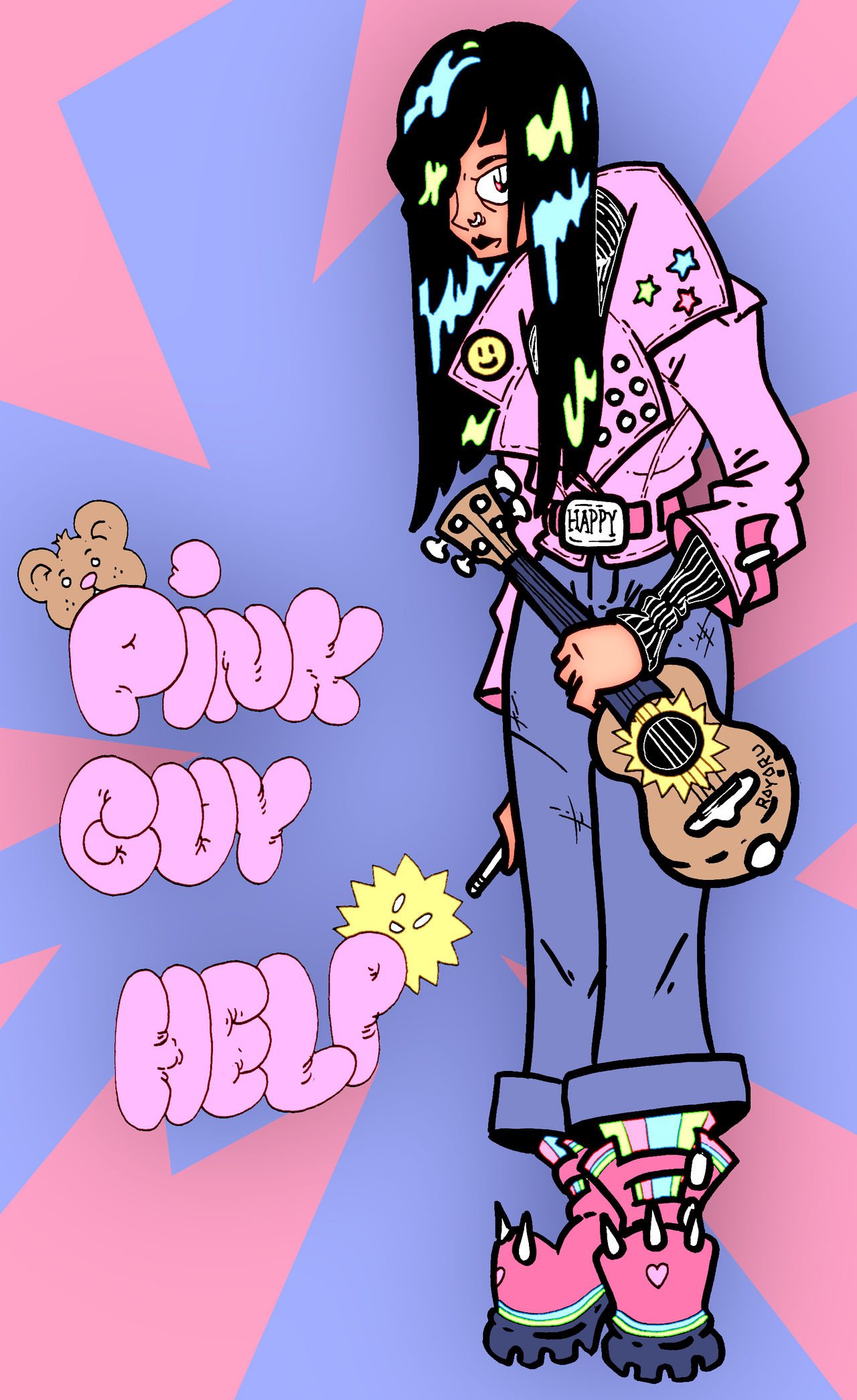 Pink Guy - Help by Rayoru on DeviantArt