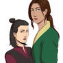 Casual Kyoshi and Rangi 