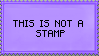 This is not a stamp...