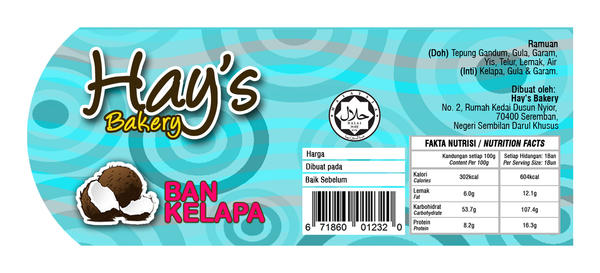 Hay's Bakery cyan