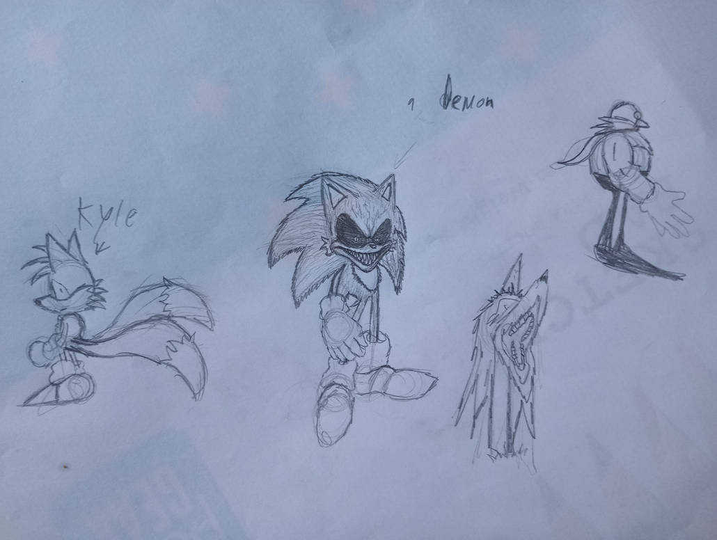 My version of Sonic.EXE by thunderdom259756 on DeviantArt