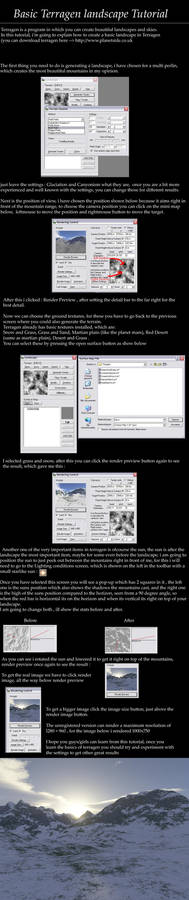 Basic Terragen Landscape Tuto