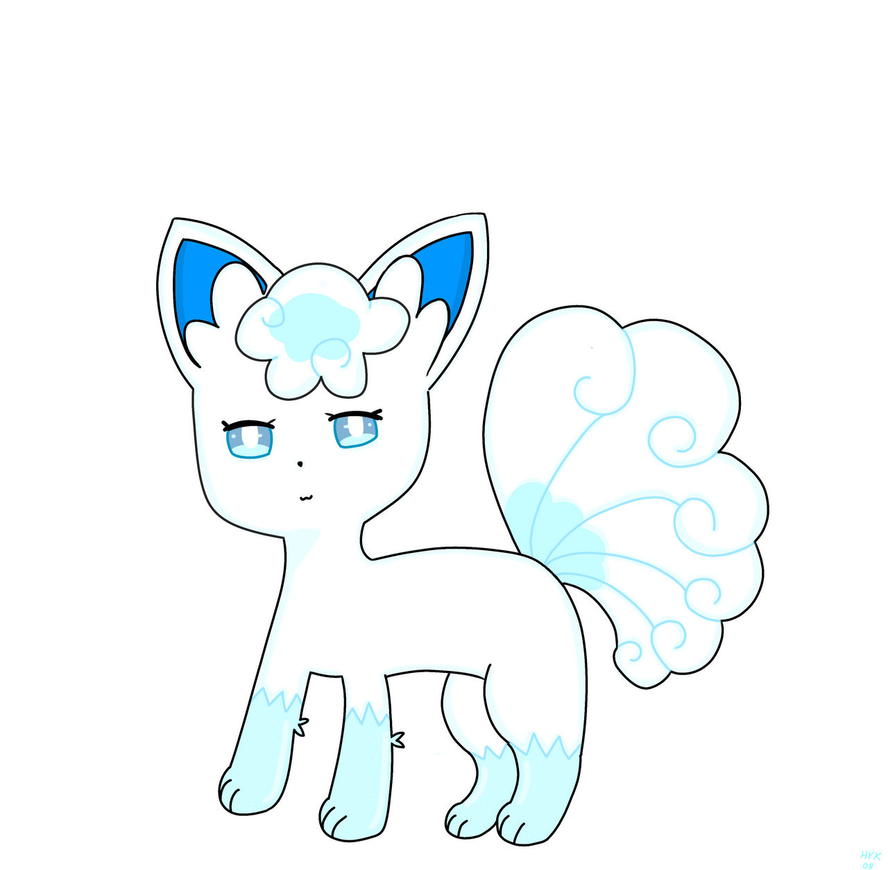 Alolan Vulpix #037 by HVK-08 on DeviantArt