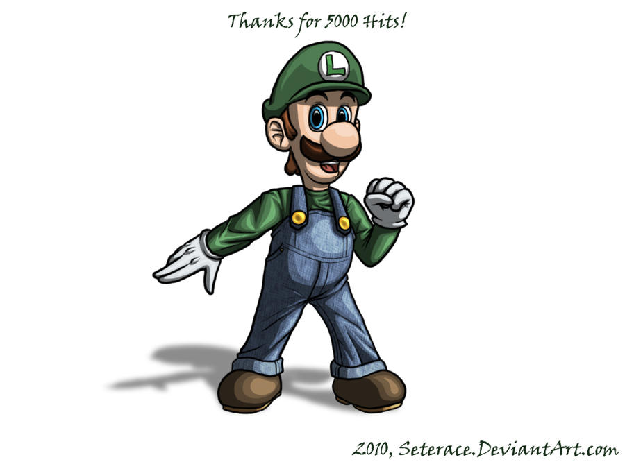 Luigi 5K No Background