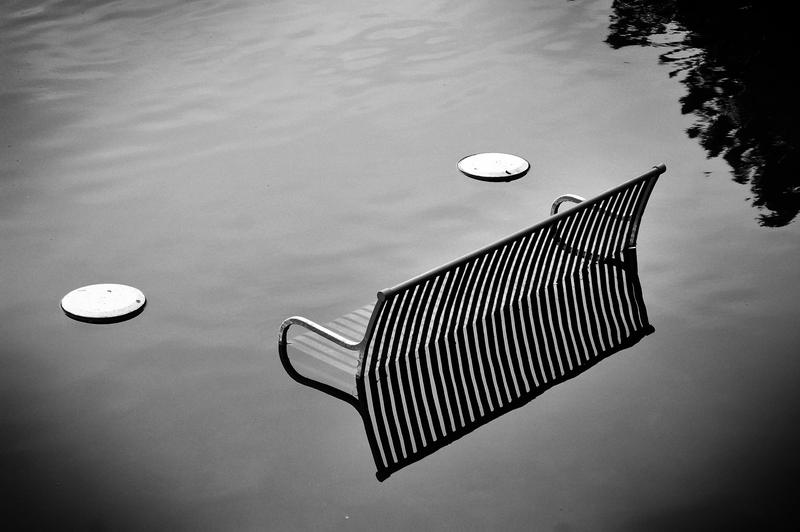 bench in the water bw by foryoutoknowtice on DeviantArt