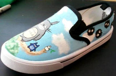 WIP Totoro Shoes