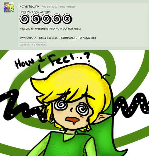 I just wanted to draw a toon link meme by changoxd on DeviantArt