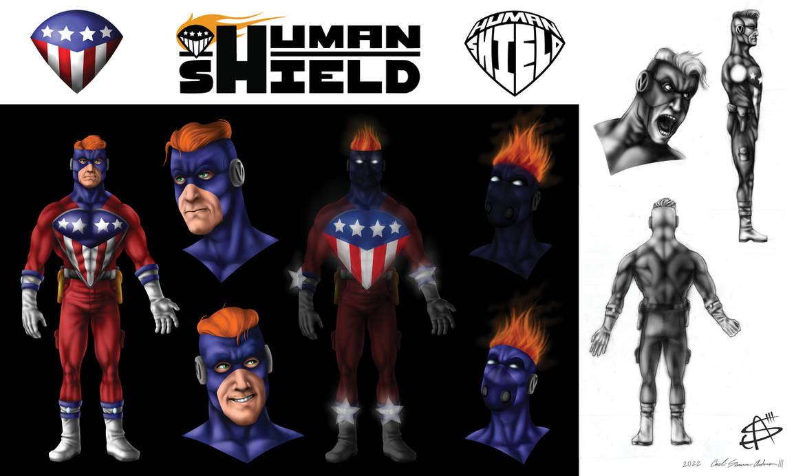 Inhuman Shield Human Shield - Comic Book Concept by CarlSumnerAnderson3 on DeviantArt
