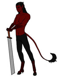 Kaiser as a Tiefling