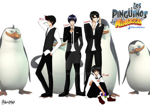 Los Pinguinos de Madagascar (Version Manga)