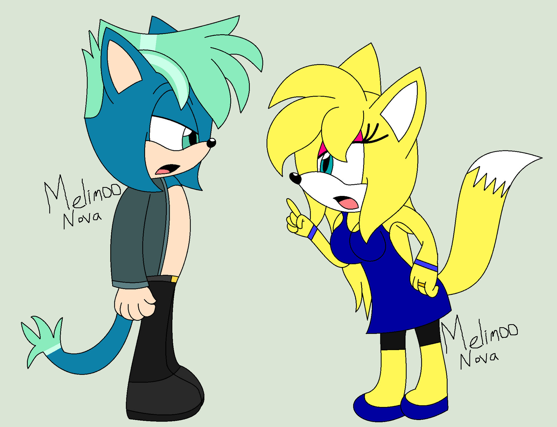 Melody and Sky - Arguing by Melimoo-Nova on DeviantArt
