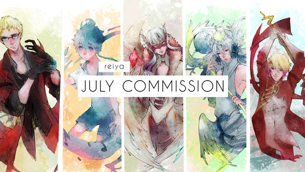 [COMMISSION LOG] July compilation