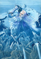 Thranduil in battle