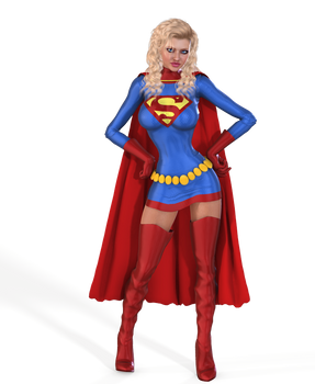 Supergirl Adventure comics costume for V4