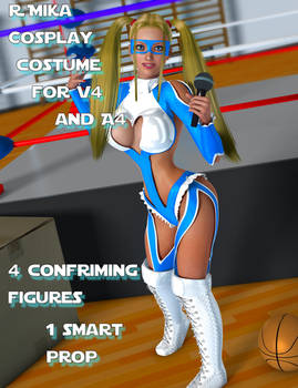 R Mika Cosplay costume for V4 and A4