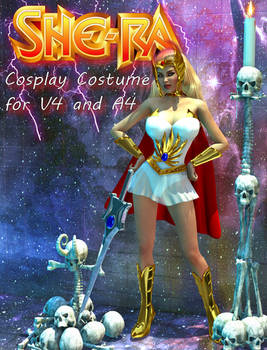 She-Ra cosplay costume for v4 and A4