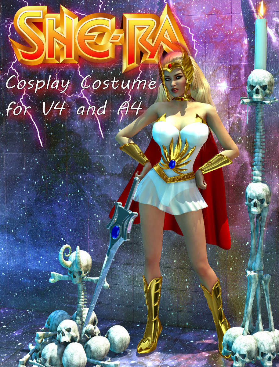 She-Ra cosplay costume for v4 and A4