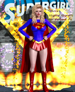 Supergirl Matrix Costume for V4 and A4