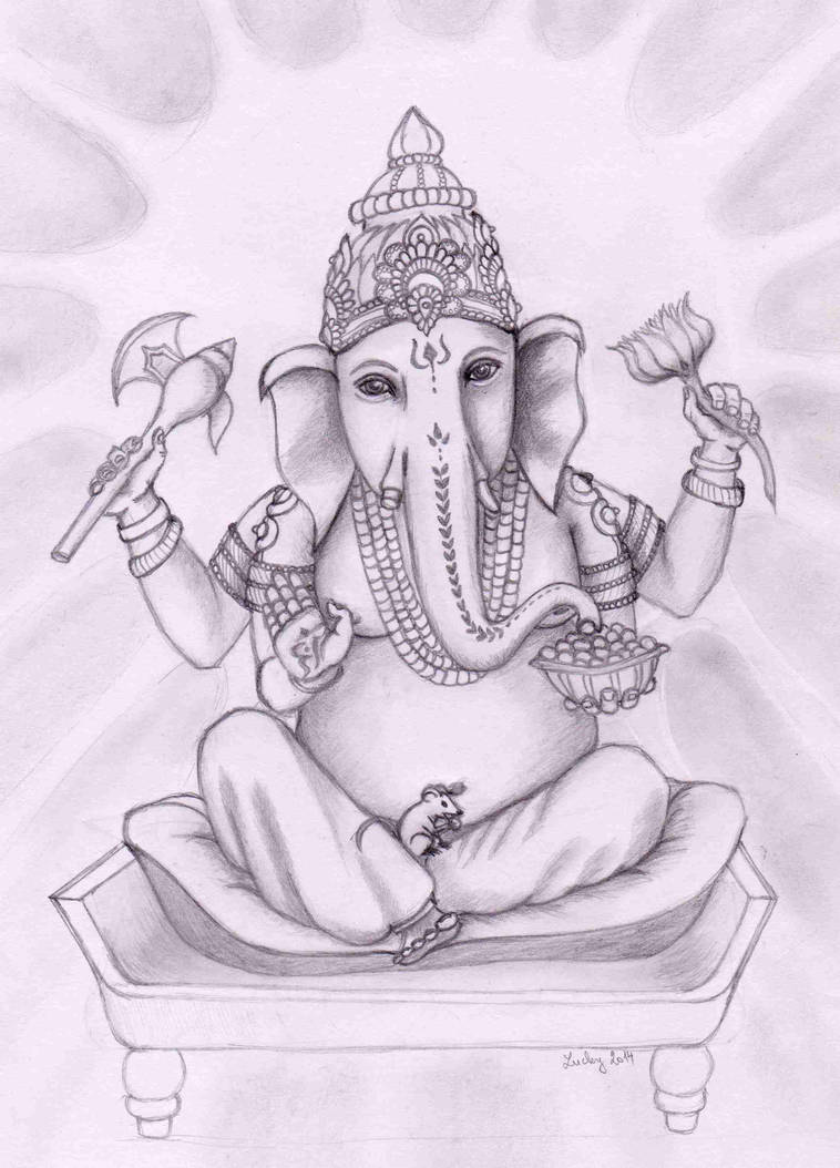 Ganesha - Sketch by Lucky1976 on DeviantArt