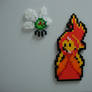 Perler Beads - Flame Princess and Friend