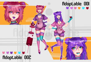 [OPEN - Adopt] - Adoptable No. 28-29 by AdovoDetishe